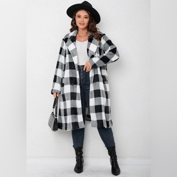 PLUS SIZE FLANNEL BUTTON DOWN PLAID - Picture 5 of 5